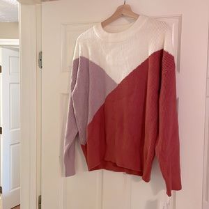 Sophie Rue color block sweater